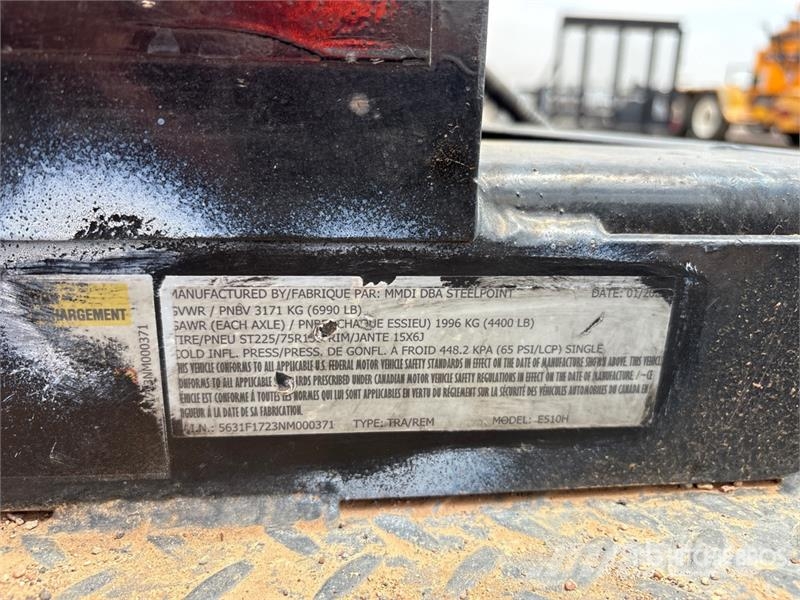 MMDI 12 ft T/A Equipment Trailer Oprijwagen