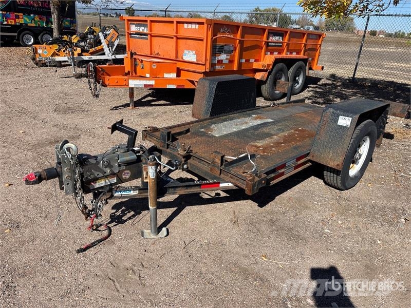 MMDI 410LPT 7 ft S/A Equipment Trailer Biltransporter henger