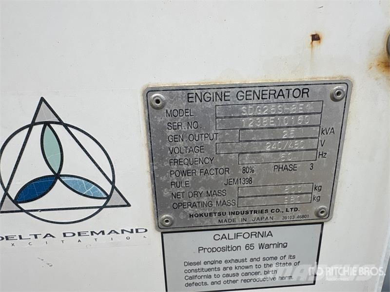 MMDI SDG25S-8E1 25 kVA Mobile Generator Set Dieselgeneraattorit