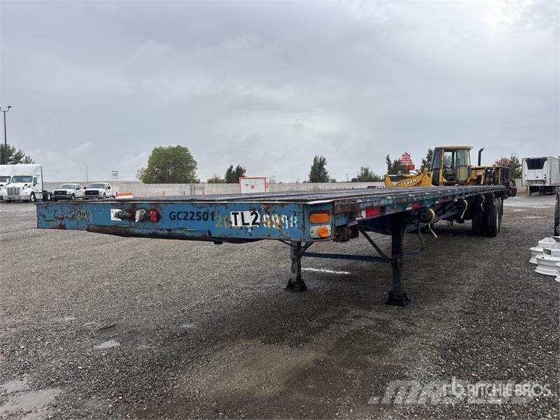 Monon 48 ft T/A Flatbed Trailer Anhænger med lad/Flatbed