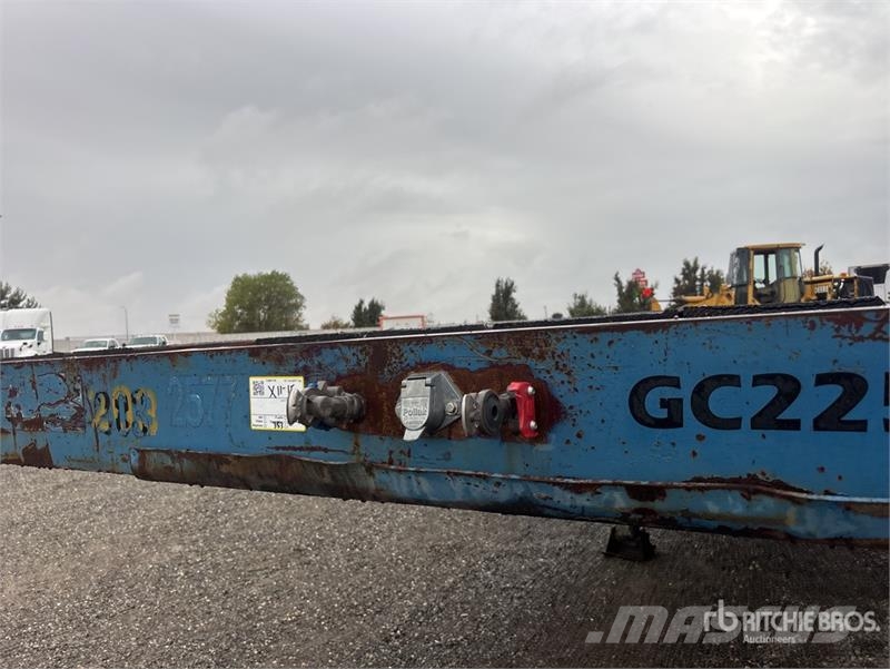 Monon 48 ft T/A Flatbed Trailer Anhænger med lad/Flatbed