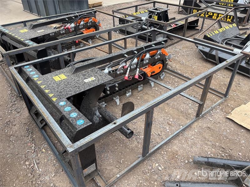 Mower King ECSSCT72 60 in Skid Steer Trencher (Unu Rýhovače