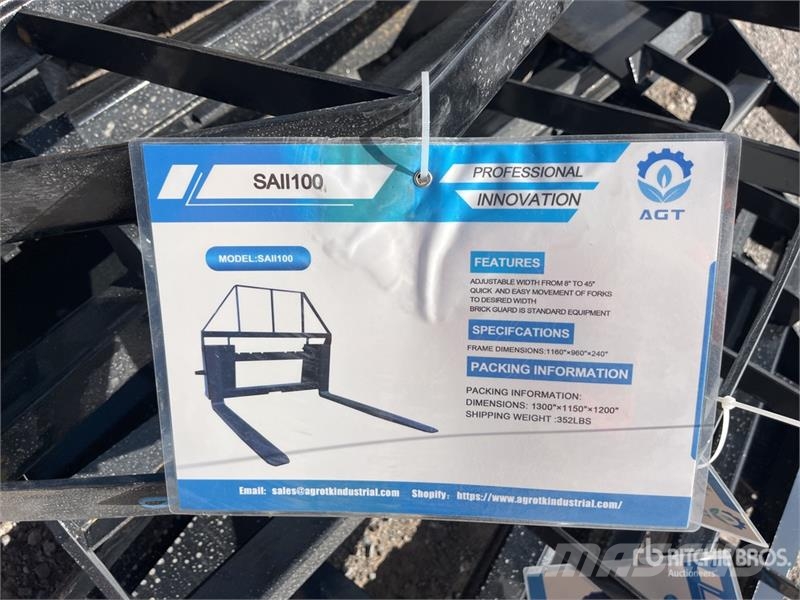 Mower King SA 48 in Qty of 6 Skid Steer Forks (Unu Garfos