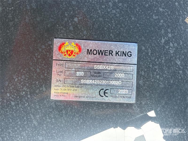 Mower King SSBX42S Skid Steer Chipper (Unused) Andet tilbehør