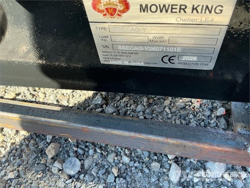  Mower King SSECAG-Y Skid Steer Auger (Unused) Bohrer