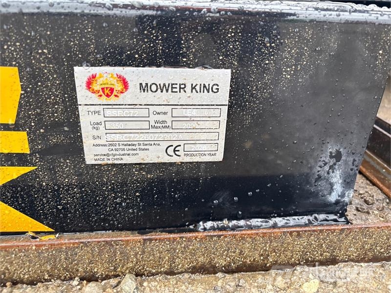 Mower King SSRC 72 in Skid Steer Brush Cutter (Unu Χορτοκοπτικά επιβίβασης και έλξης