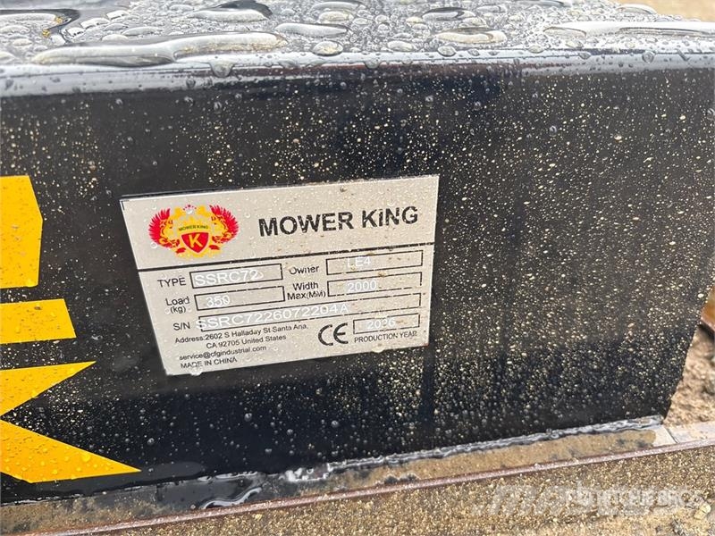 Mower King SSRC 72 in Skid Steer Brush Cutter (Unu Χορτοκοπτικά επιβίβασης και έλξης