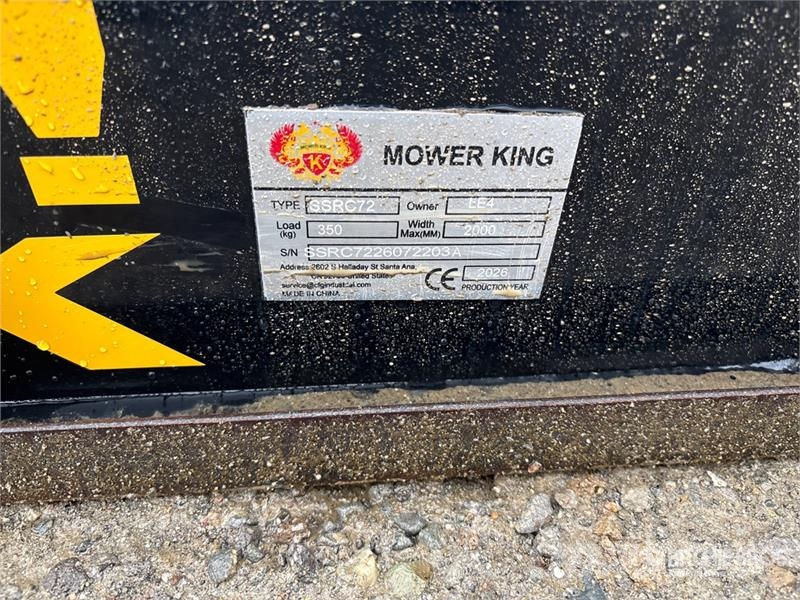 Mower King SSRC 72 in Skid Steer Brush Cutter (Unu Χορτοκοπτικά επιβίβασης και έλξης