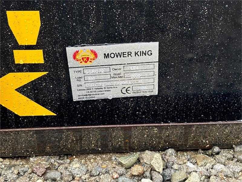 Mower King SSRC 72 in Skid Steer Brush Cutter (Unu Χορτοκοπτικά επιβίβασης και έλξης