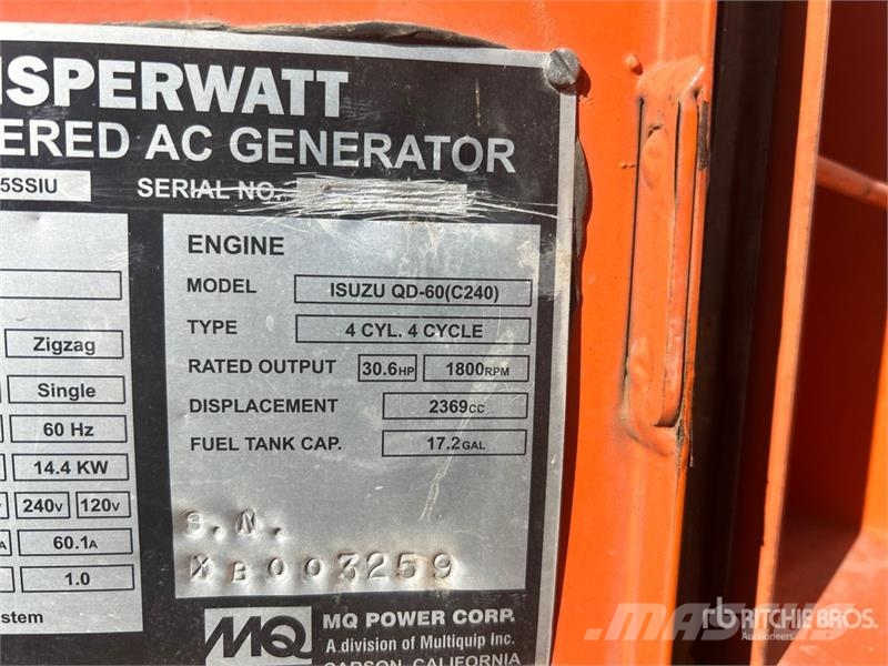 MQ Power 25 kVA Skid-Mounted Generator Set Generadores diésel