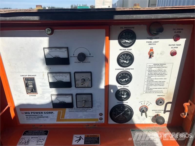 MQ Power 25 kVA Skid-Mounted Generator Set Generadores diésel