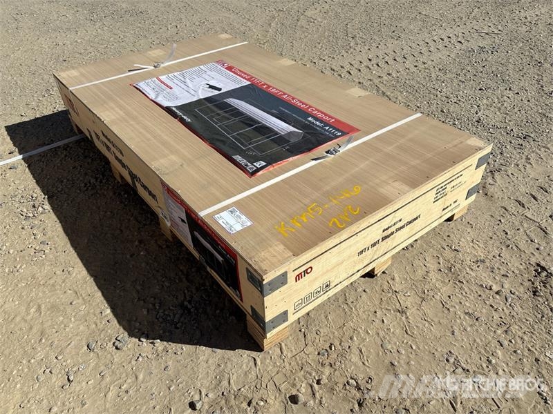  MTO A1119 11 ft x 19 ft Carport (Unused) Plieno karkaso pastatai
