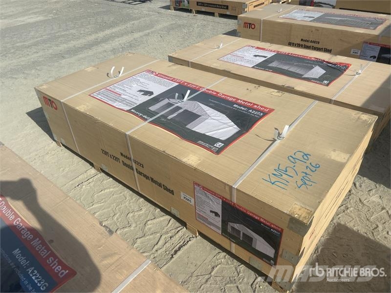 MTO A2223 Double Garage Metal Storage Building (Un Čelični okviri za građevine