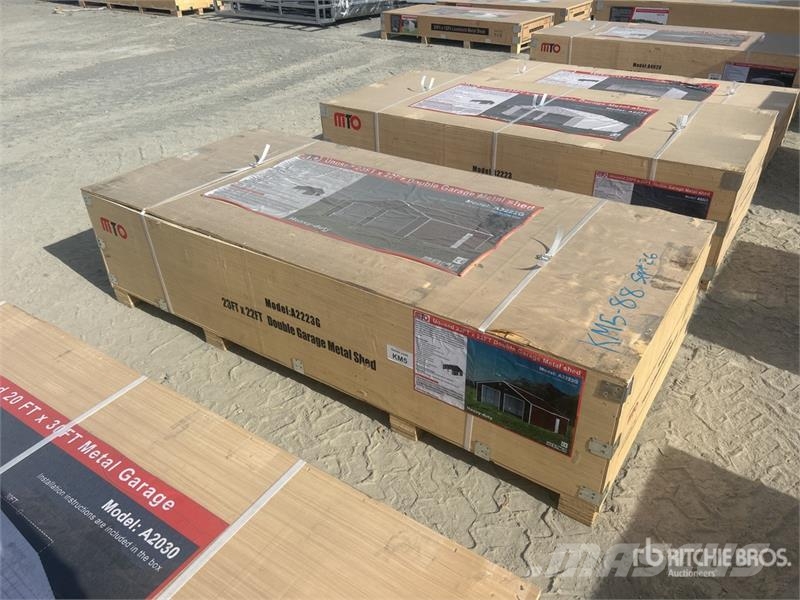  MTO A2223G Double Garage Metal Storage Building (U Čelični okviri za građevine