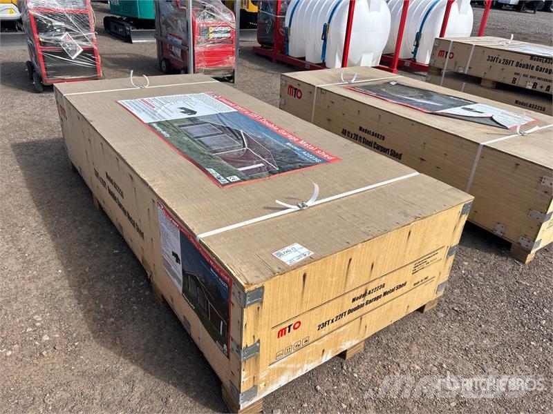 MTO A2223G Double Garage Metal Shed (Unused) Стальные каркасные здания