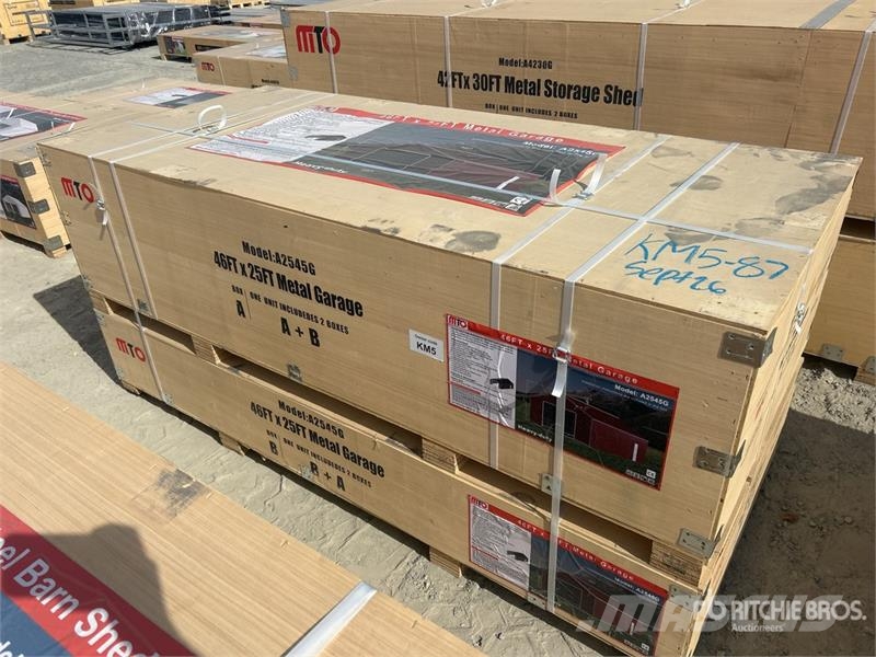 MTO A2545G 25 ft x 46 ft Metal Garage Storage Buil Čelični okviri za građevine