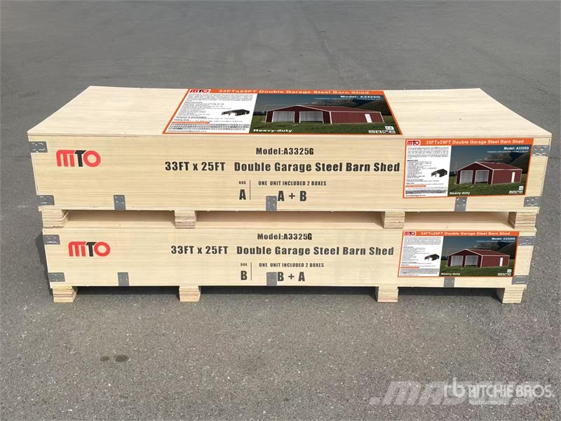 MTO A3325G Double Garage Metal Storage Building (U Čelični okviri za građevine