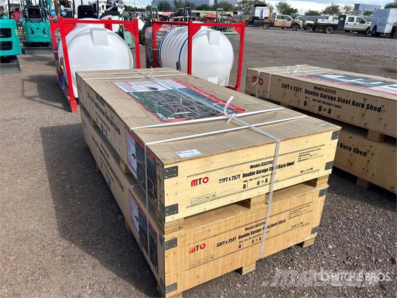 MTO A3325G Double Garage Metal Shed (Unused) Стальные каркасные здания