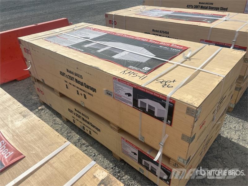 MTO A4525 Double Garage Metal Storage Building (Un Čelični okviri za građevine