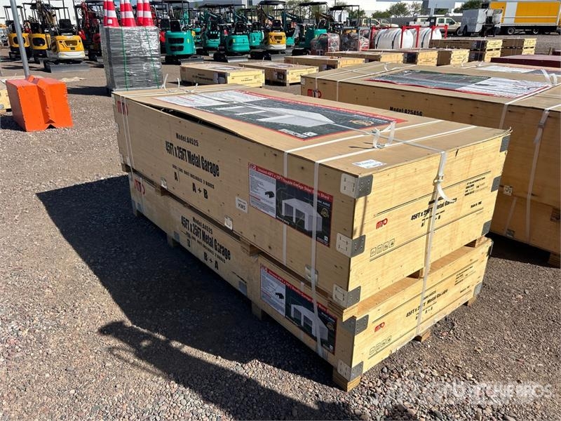 MTO A4525 Double Garage Metal Shed (Unused) Стальные каркасные здания