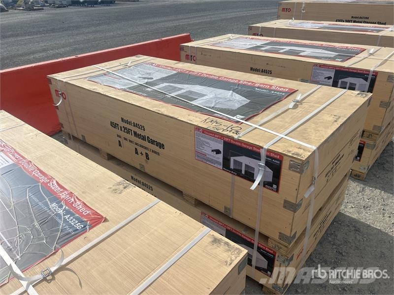 MTO A4525 Double Garage Metal Storage Building (Un Čelični okviri za građevine
