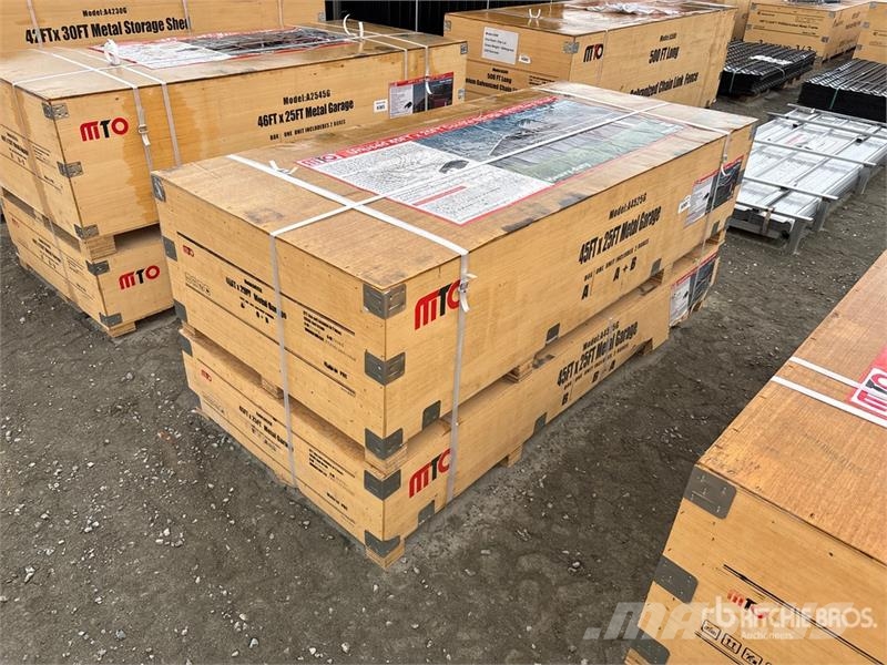 MTO A4525G Double Garage Steel Barn Shed (Unused) Čelični okviri za građevine