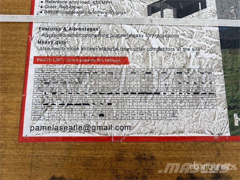 MTO A4525G Double Garage Steel Barn Shed (Unused) Čelični okviri za građevine