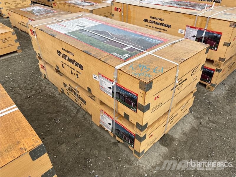 MTO A4525G Double Garage Steel Barn Shed (Unused) Čelični okviri za građevine