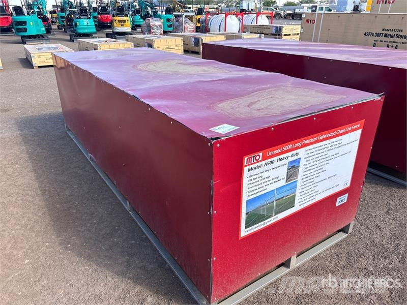  MTO A500 500 ft x 6 ft Chain Link Fencing (Unused) Fencing equipment