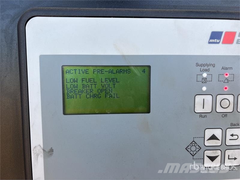 MTU ONSITE ENERGY DG04RZ055V1M00001 20 kW Skid-Mounted Dizelski agregati