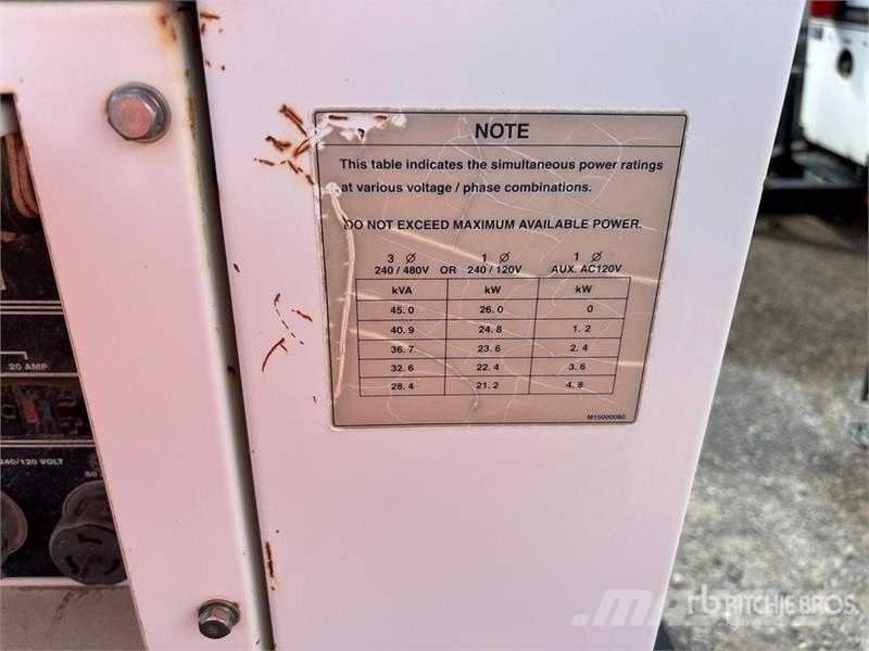 MultiQuip 45 kVA Mobile Generator Set (Inoperable) Dízel áramfejlesztők