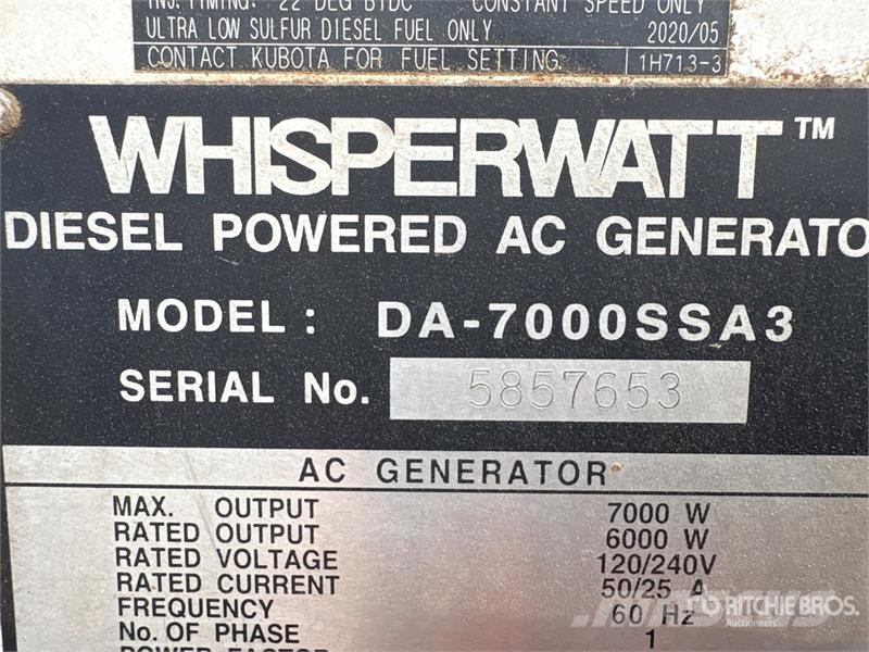 MultiQuip 7 kW Generator Set Dízel áramfejlesztők