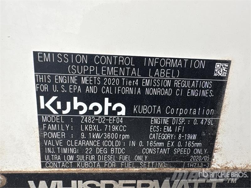 MultiQuip DA-7000SSA3 7 kW Mobile Generator Set Generatori diesel