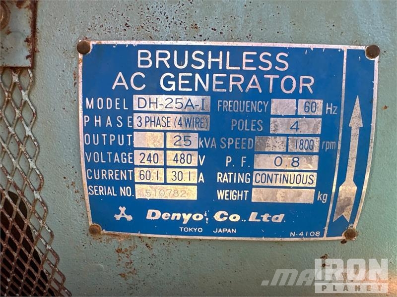 MultiQuip DCA-25SSA-I 25 kVA Skid-Mounted Generator Set Dizelski agregati