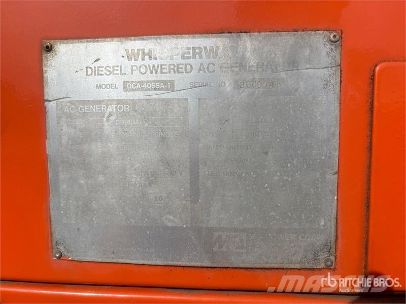 MultiQuip DCA-40ASSA-I 32 kW Mobile Generator Set (Inoperabl Generatori diesel
