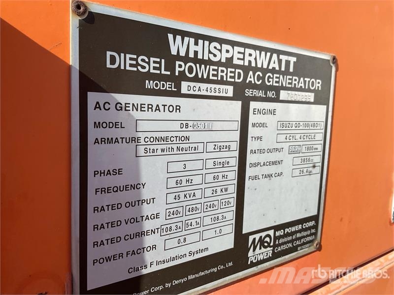 MultiQuip DCA45SSIU Diesel Generators