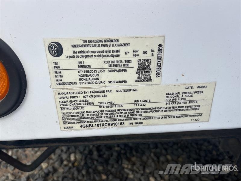 MultiQuip LT12 Apšvietimo bokšteliai