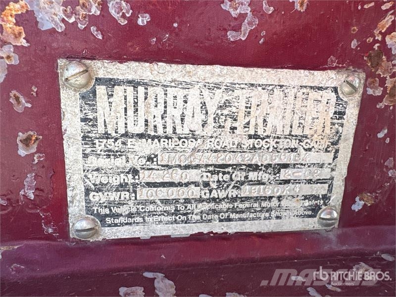 Murray 16-Wheel Expandable Axle Removable Gooseneck Lowbo 平板拖车