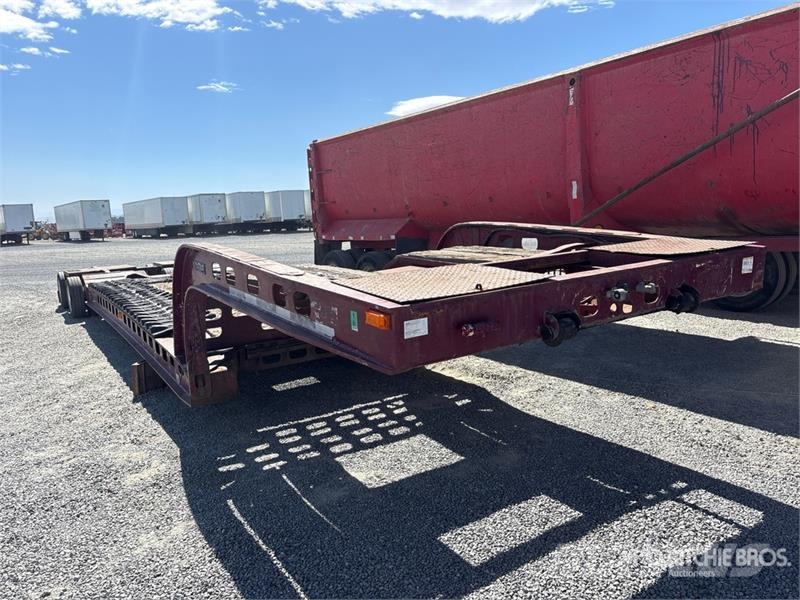 Murray 16-Wheel Expandable Axle Removable Gooseneck Lowbo 平板拖车