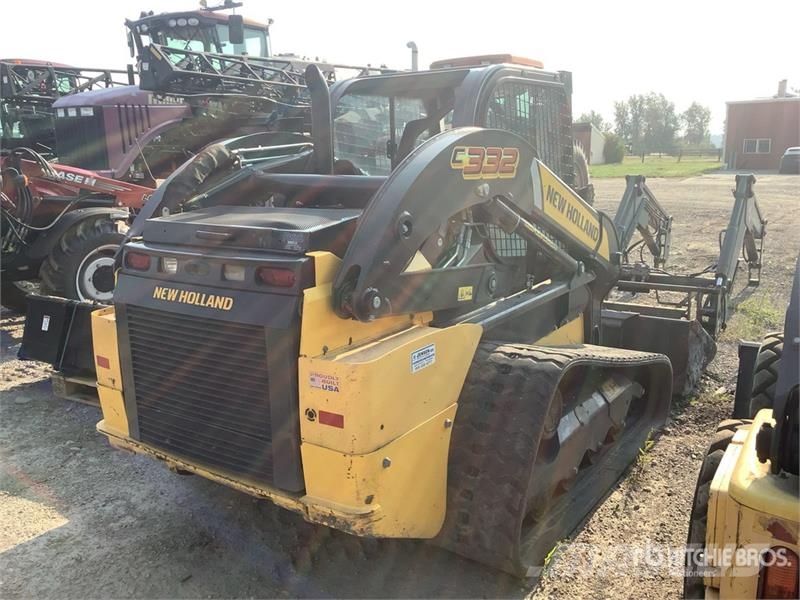 New Holland C332 Compact Track Loader Minilæsser - skridstyret
