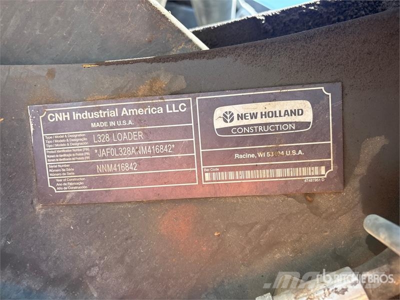New Holland L328 Skid Steer Loader Lietoti riteņu kompaktiekrāvēji