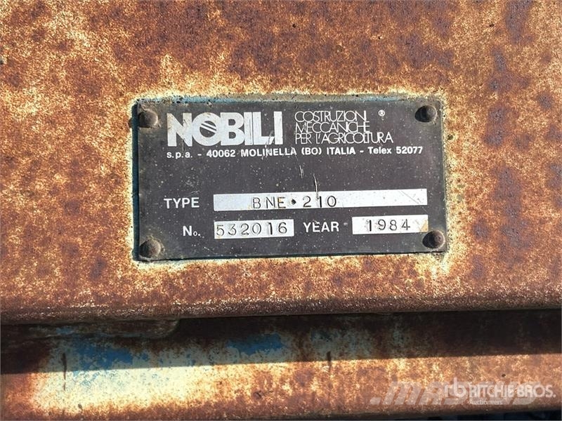 Nobili BNE 210 80 in 3-Point Flail Mower Segadeiras
