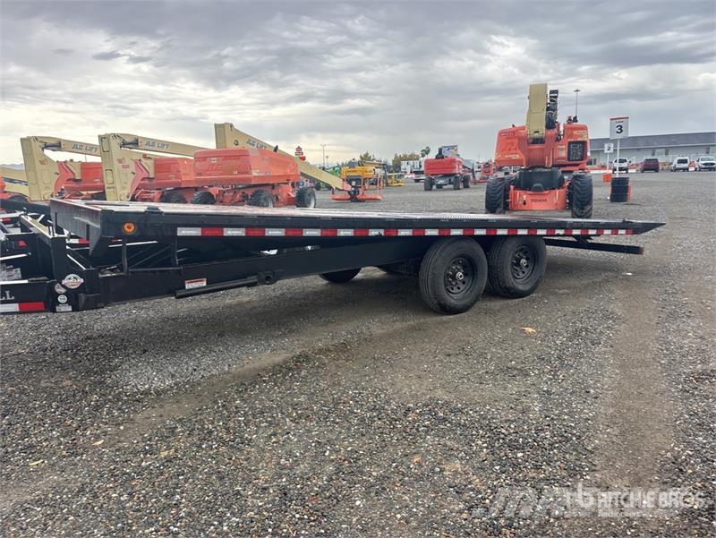 NorStar 22 ft T/A Equipment Trailer Góndola de cama rebajada