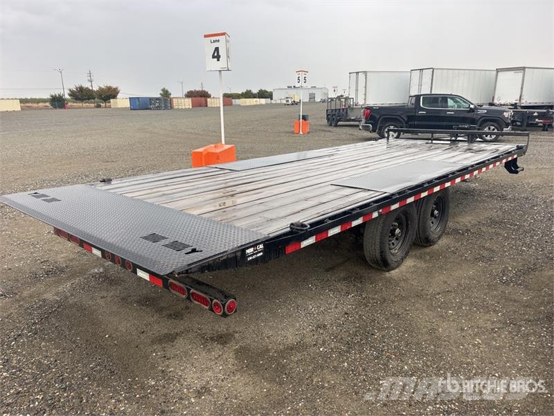 NorStar 22 ft T/A Equipment Trailer Góndola de cama rebajada