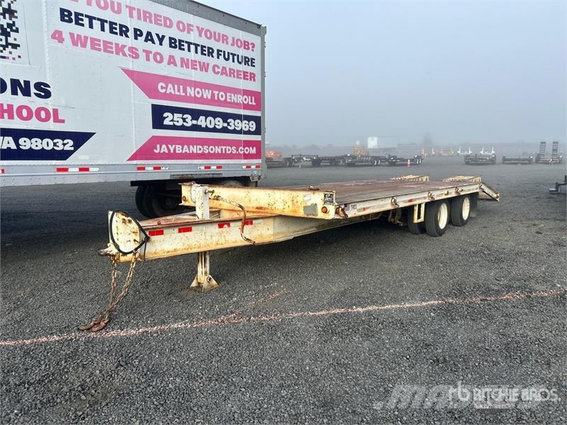 OLYMPIC 20 ton 25 ft T/A Equipment Trailer Remolques para transporte de vehículos