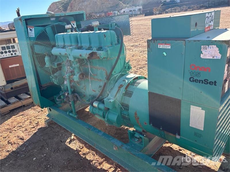Onan 115 76 kW Skid-Mounted Generator Set Generadores diésel
