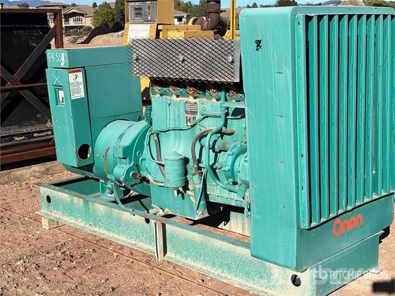 Onan 115 76 kW Skid-Mounted Generator Set Generadores diésel