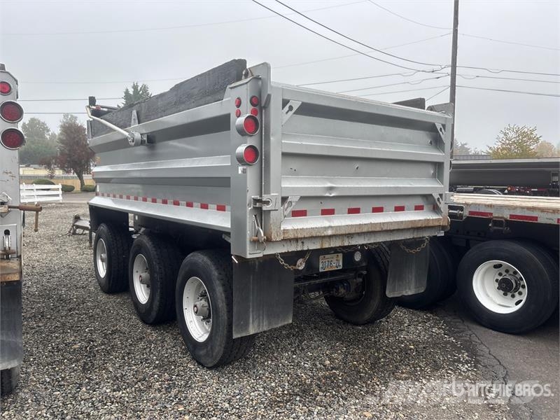 OSW 15 ft 6 in Tri/A Turntable Pup Dump Trailer Самоскиди