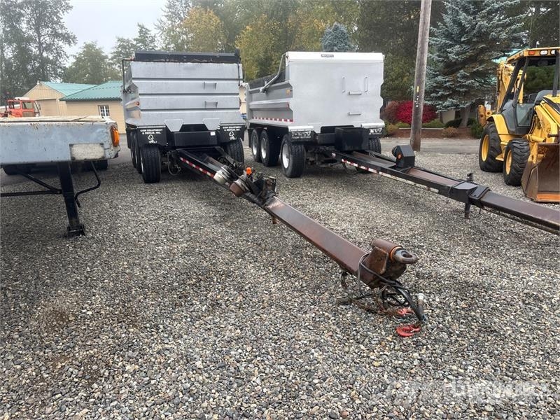 OSW 15 ft 6 in Tri/A Turntable Pup Dump Trailer Самоскиди