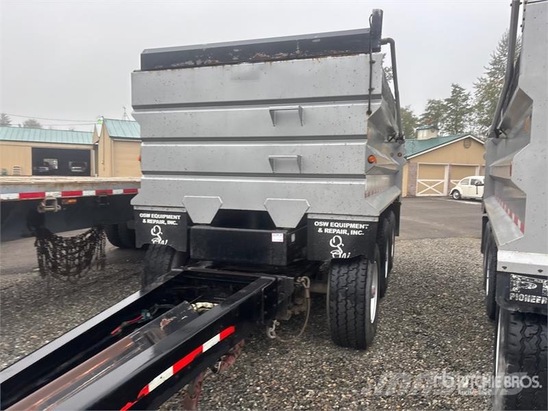 OSW 15 ft 6 in Tri/A Turntable Pup Dump Trailer Самоскиди